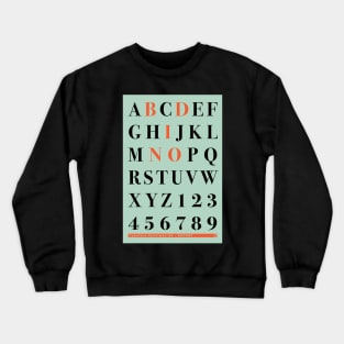 Bodoni Crewneck Sweatshirt